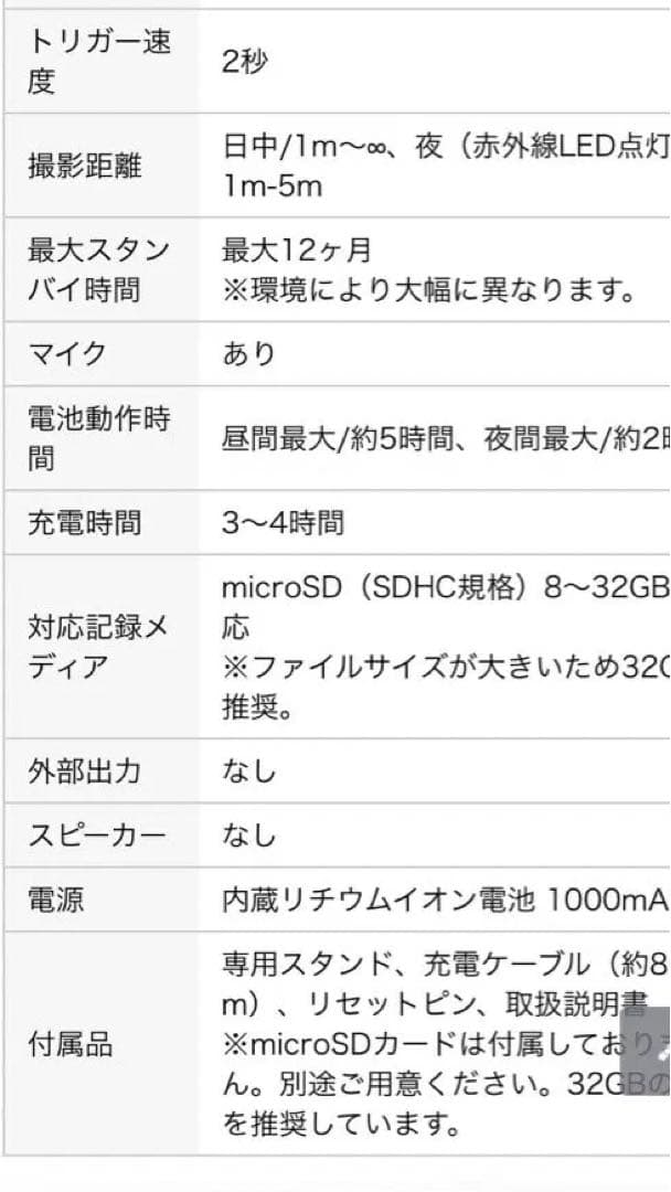 サンワサプライ　超小型セキュリティカメラ　防犯カメラ