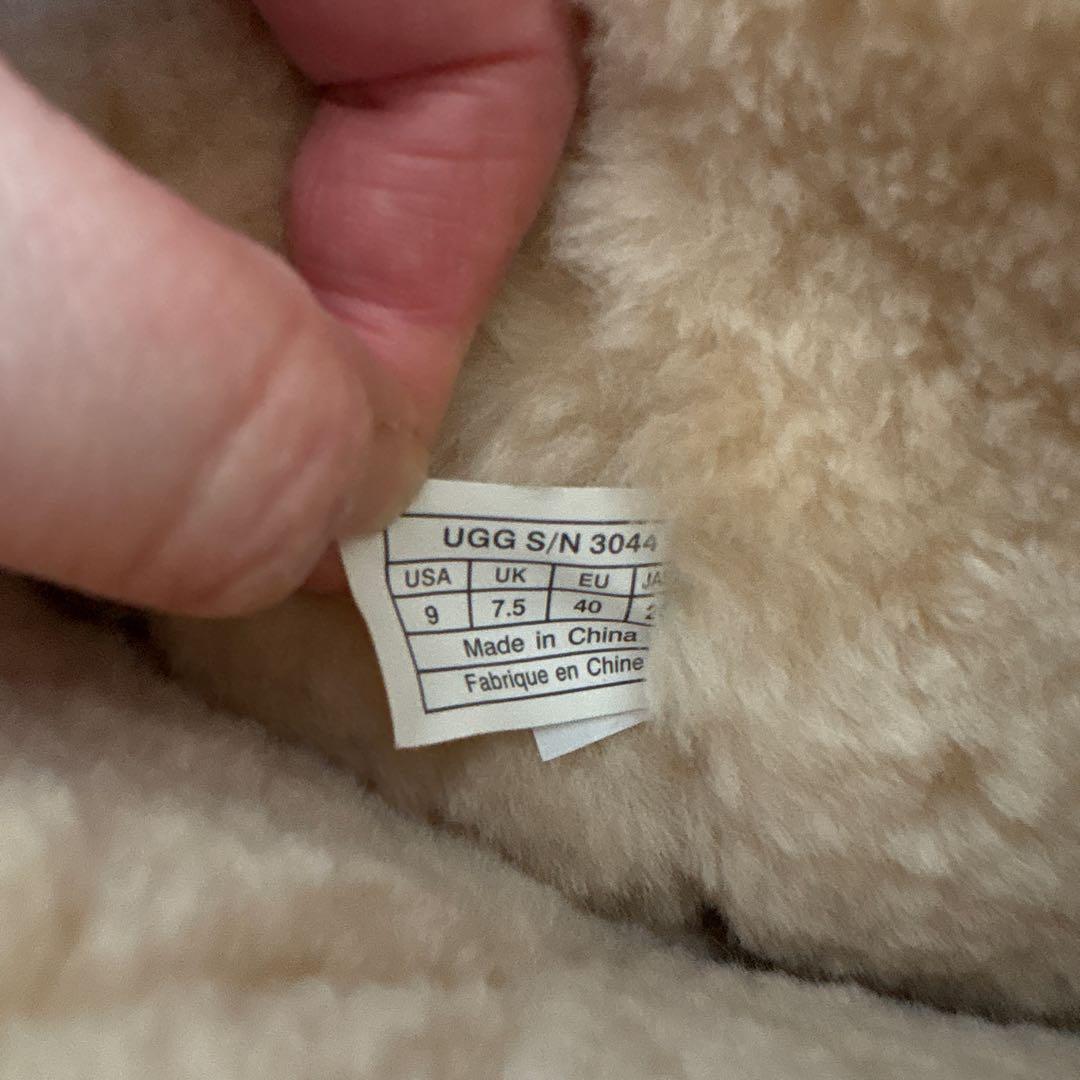 UGG&JIMMY CHOO アグ&ジミーチュウコラボ ブラウン ムートンブーツ