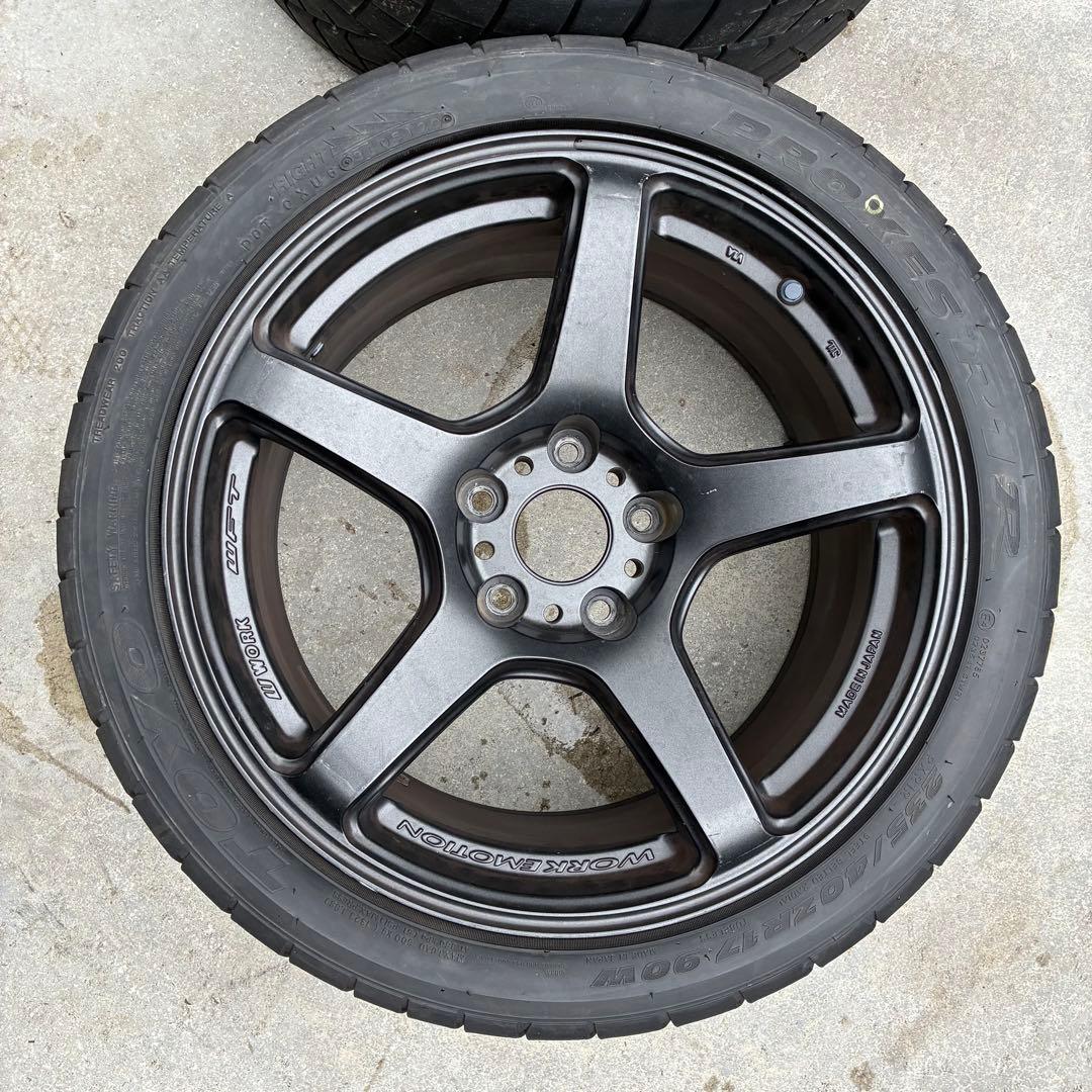 WORKエモーション 17インチ 9J ホイール 2本