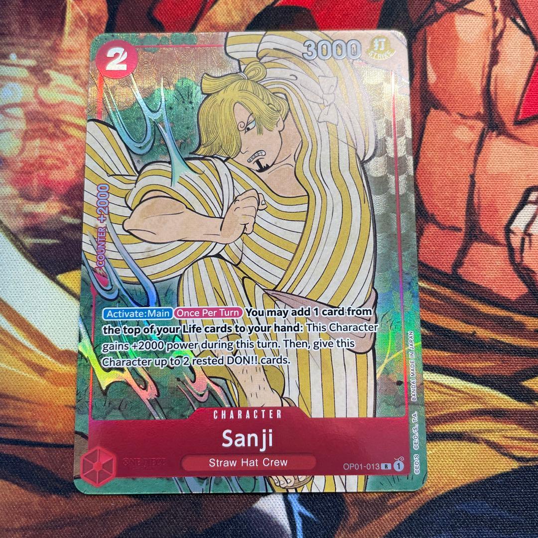 ジ*k様 ワンピースカード　サンジ　浮世絵
