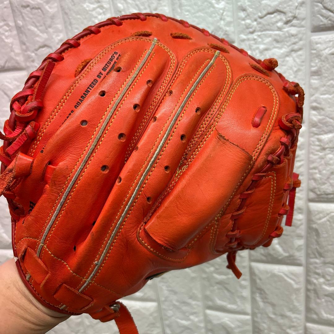 【美品】野球 グローブ 軟式 一般 キャッチャーミット ミズノ セレクト9