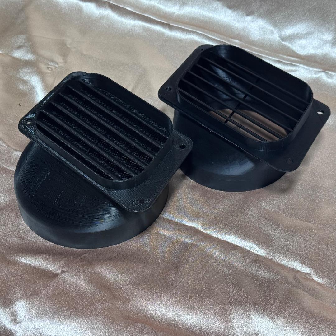 エコフローECOFLOW WAVE2,3専用ダクト取付用パーツ 運転席ドア用