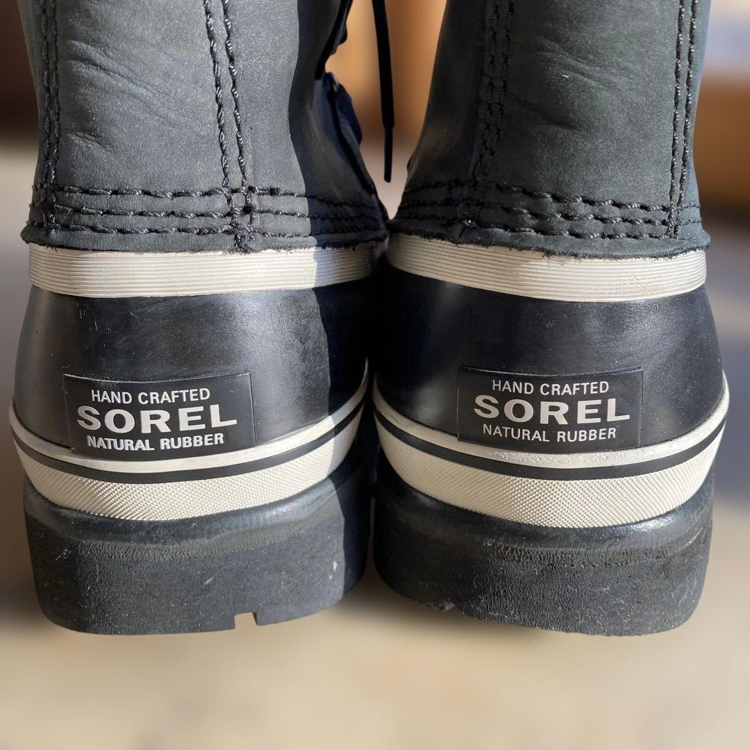 SOREL CARIBOU ブラックブーツ