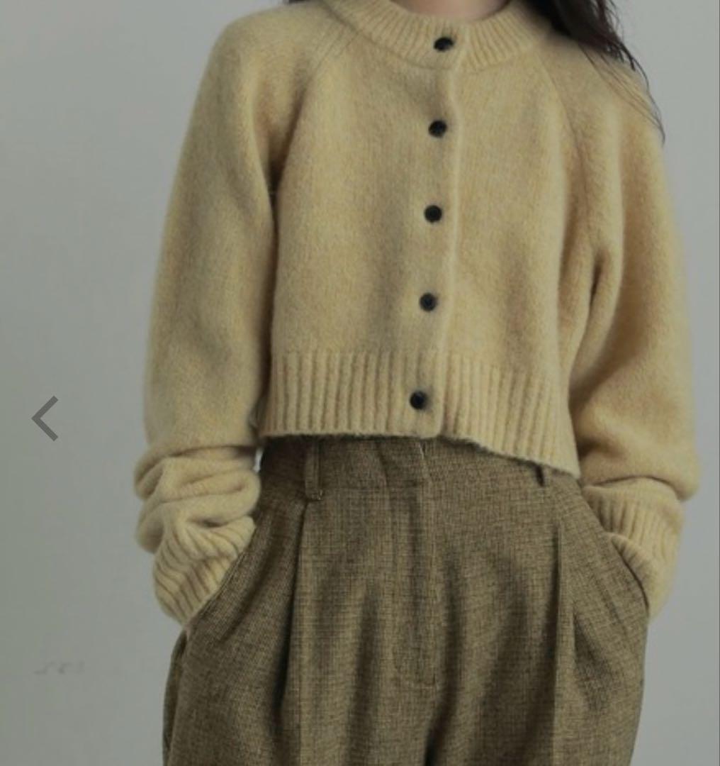 トップス anuke Melange Knit Cardigan