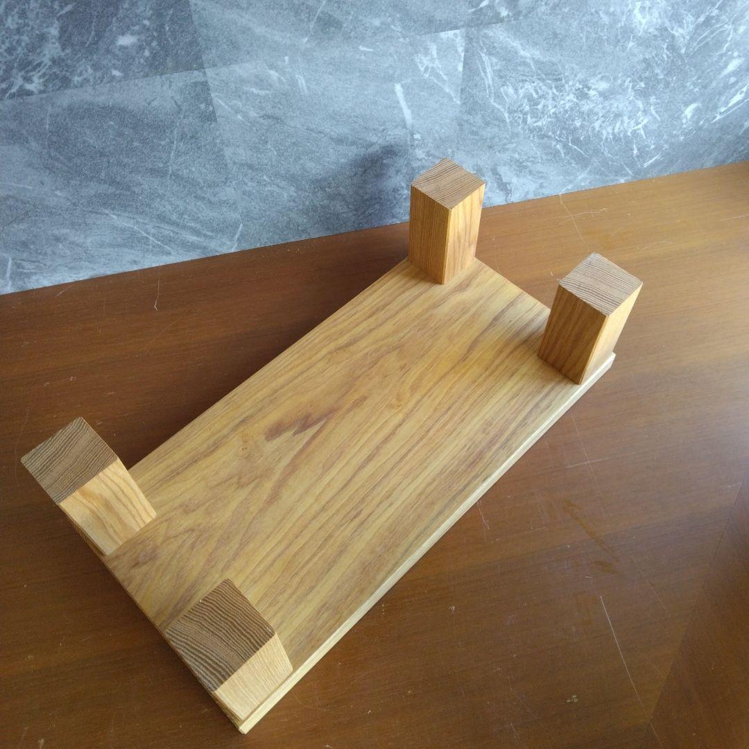 無垢材スピーカースタンド一対