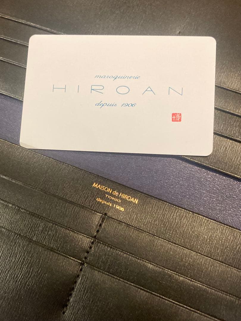 MAISON de HIROAN 長財布 黒