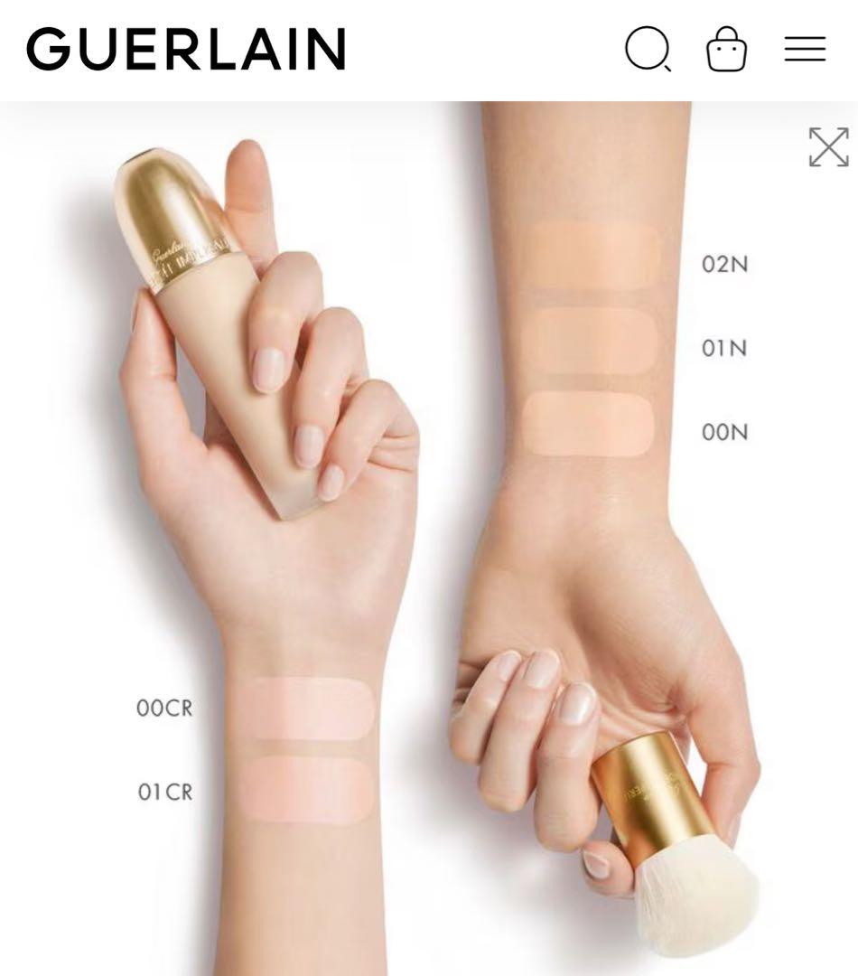 Guerlain オーキデ アンペリアル ファンデーション 00CR ブラシ付き
