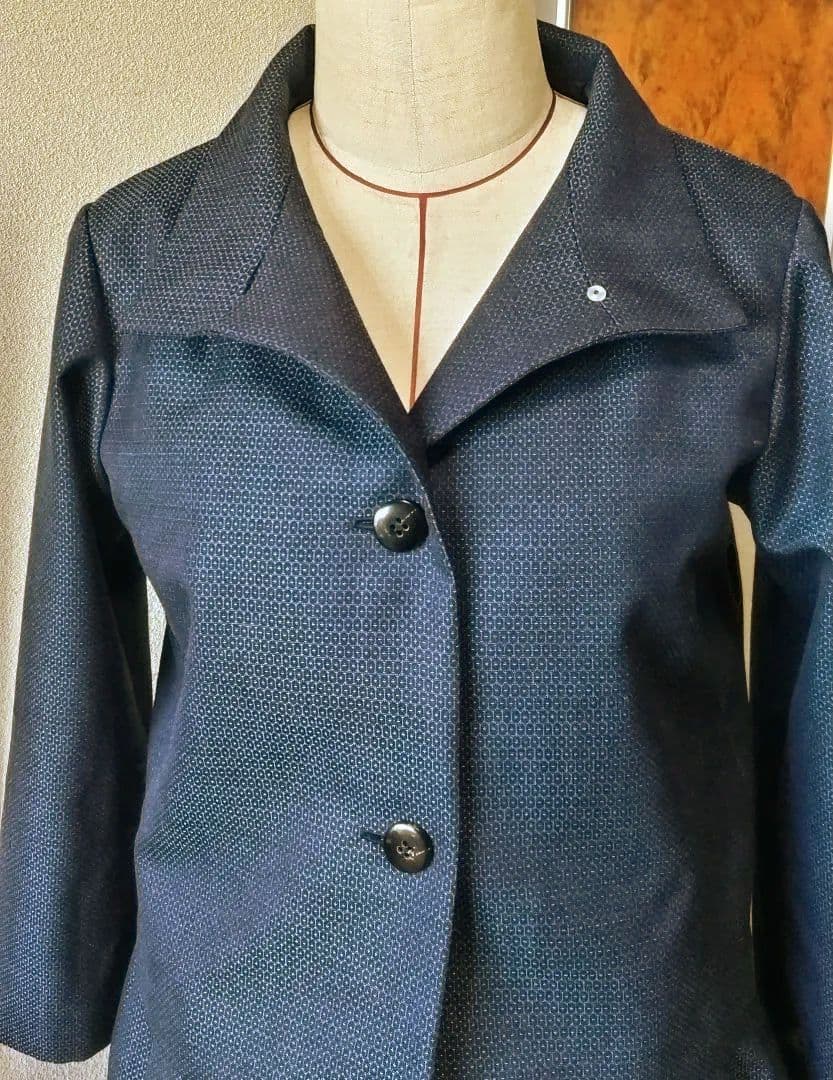 着物リメイクスーツ（総裏)㉓・プロの仕立て