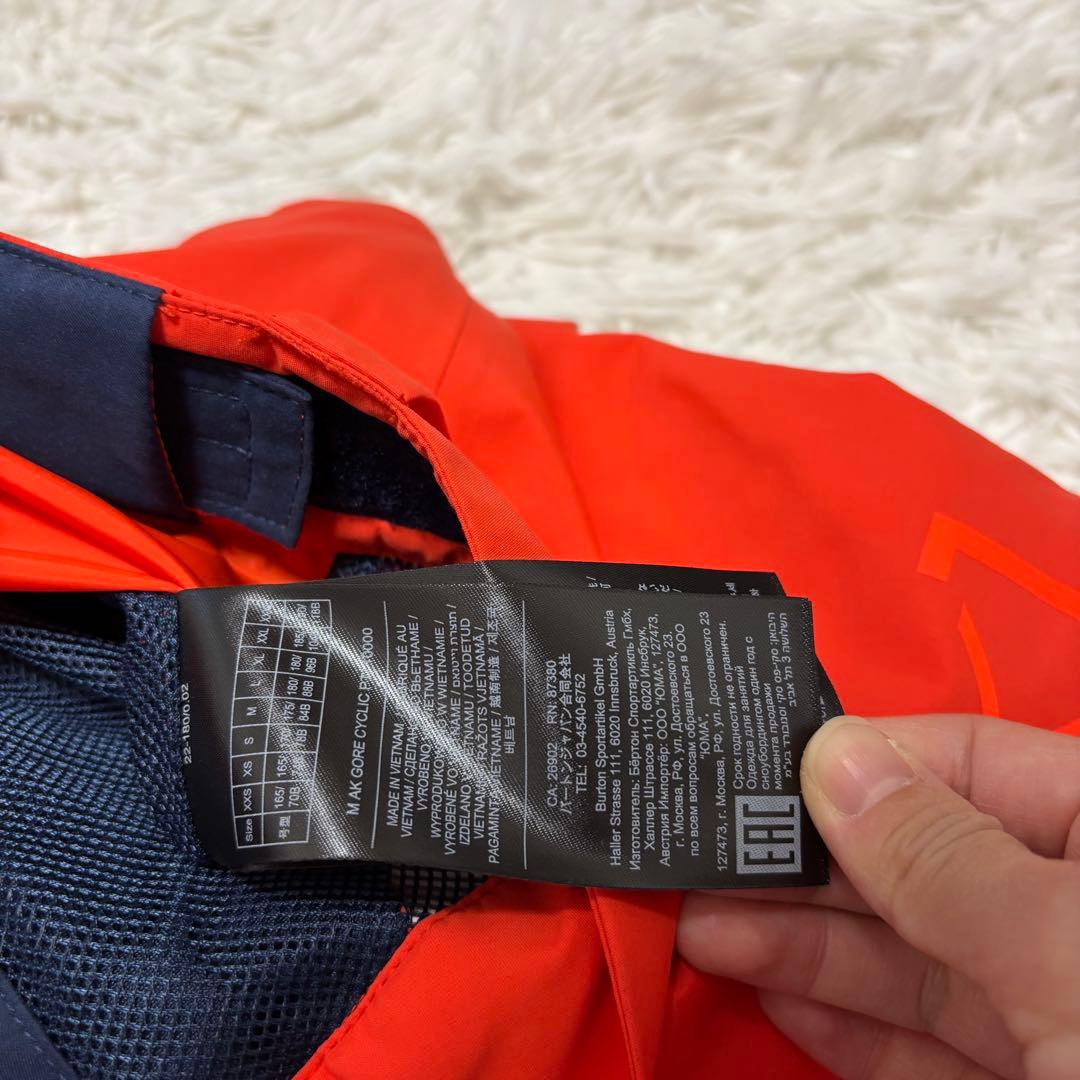 新品 バートンak サイクリックパンツ パンツ スノボ 赤 ゴアテックス