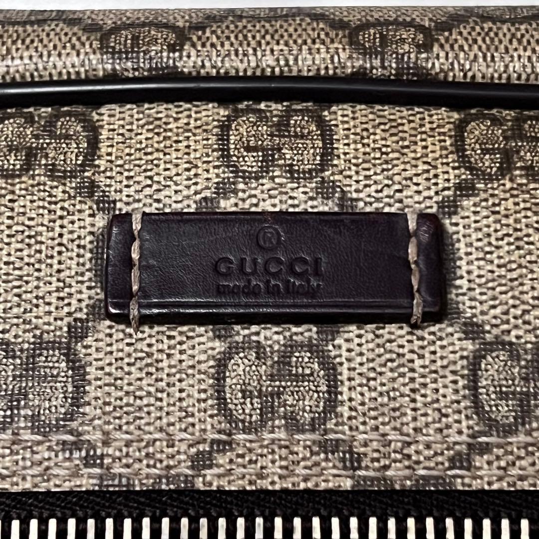 ◇極美品◇グッチ　GGスプリーム　カメラバッグ　クロスボディバッグ　201448