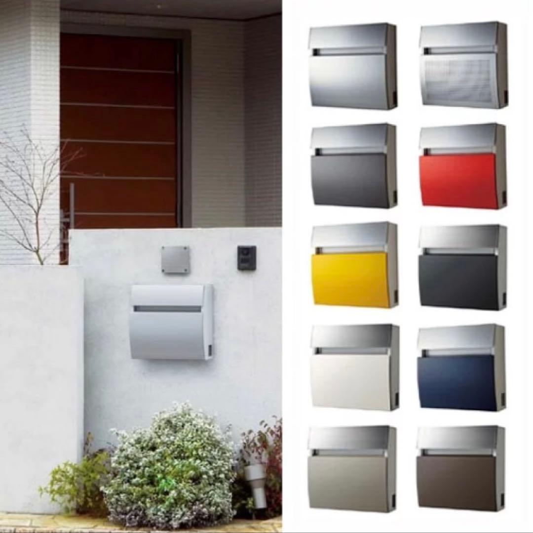 【値下げしました】パナソニック　郵便受け　ラウンドタイプ 3箇所キズあり