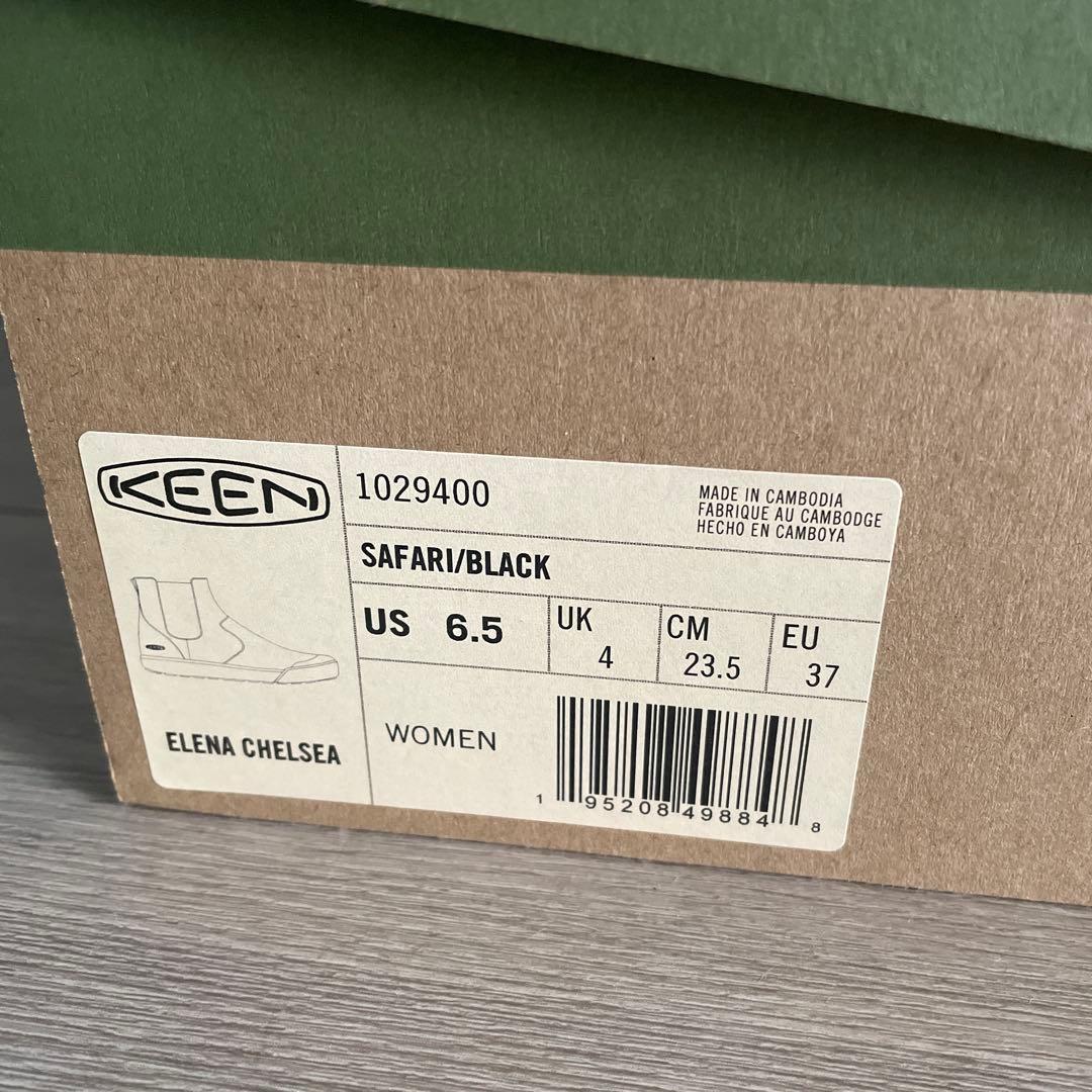 KEEN｜軽量 耐水エレナチェルシー サイドゴアブーツ 撥水23.5㎝新品