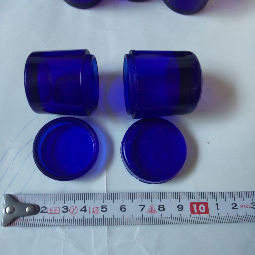 myaon　ボトルディギング 　コバルトブルー ガラス製 小瓶 セット