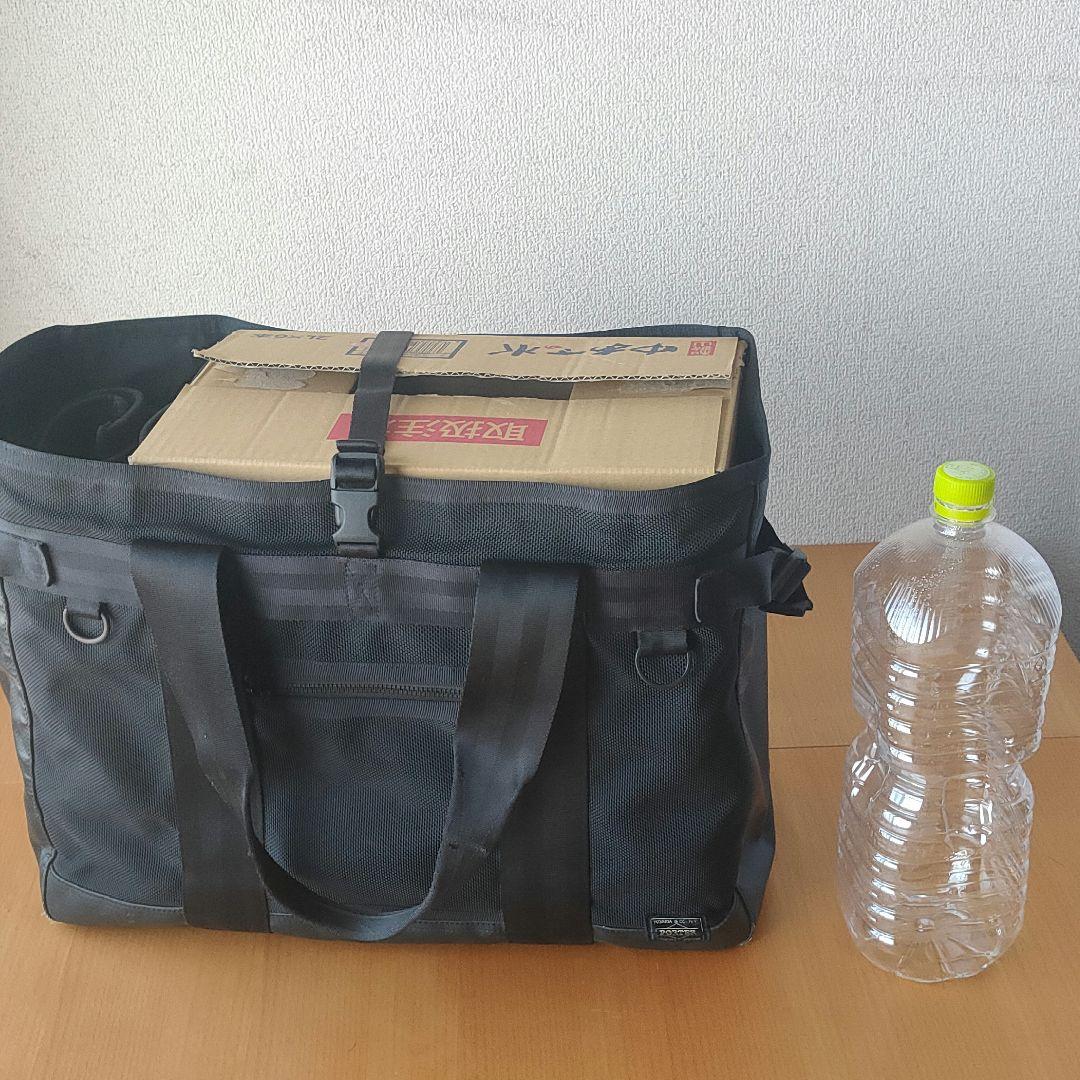 【超大容量】PORTER ヒート トートバッグ 横43cm マチ20cm 黒
