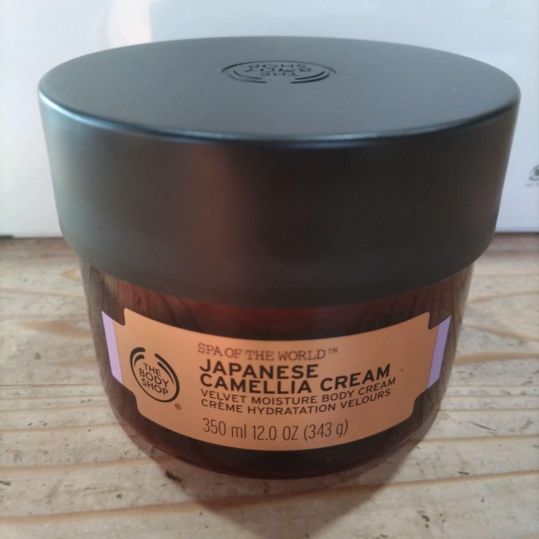 廃盤品 ボディショップ ジャパニーズ ベルベットモイスチャークリーム350ml