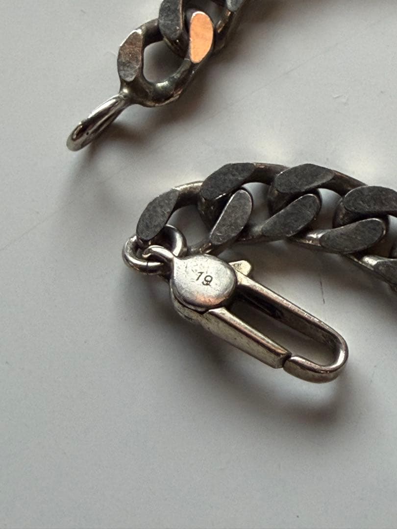 K*K様 グッチブレスレットバングルディアマンテイッシマシルバー 喜平チェーン