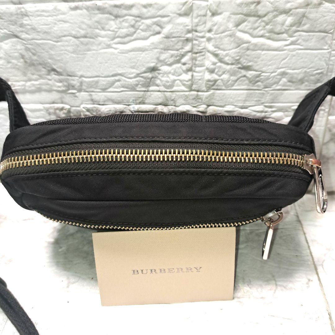 ✨️超美品✨️素敵✨️BURBERRY バーバリー　ボディバッグ　黒