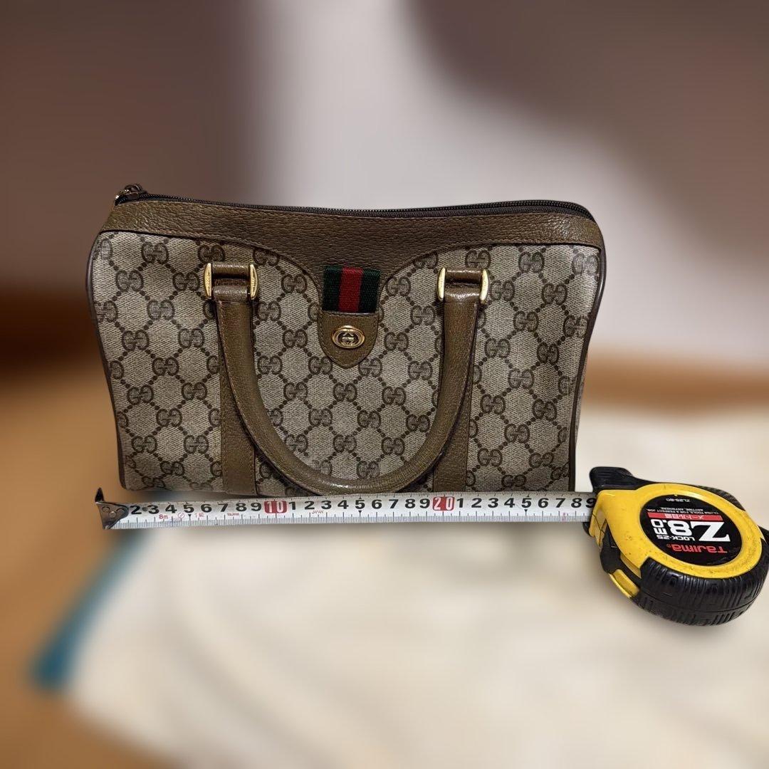 Gucci GGパターン ボストンバッグ 鑑定済み