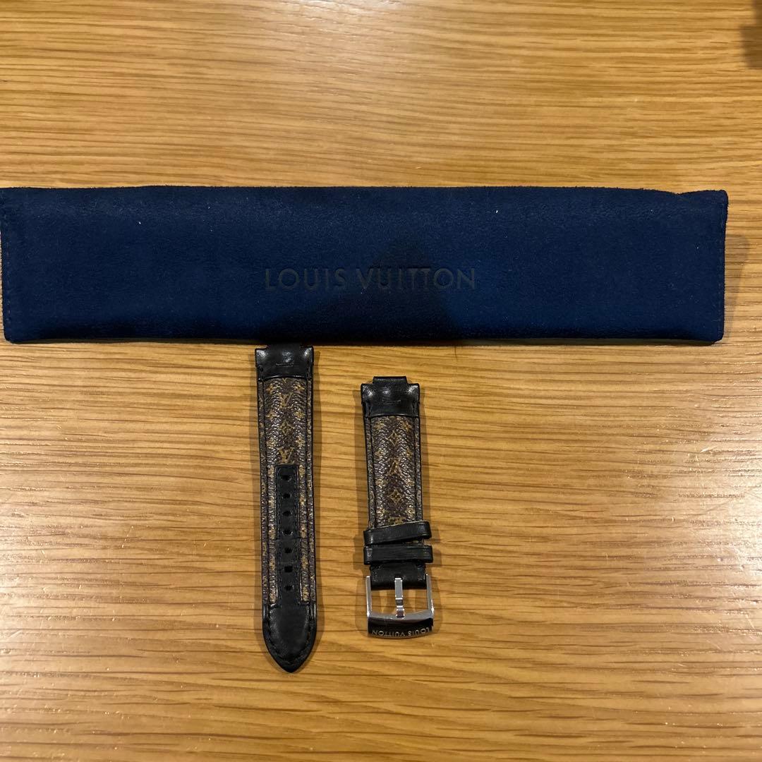 カ*ス様 LOUIS VUITTON モノグラムレザー時計ベルト ケース付き