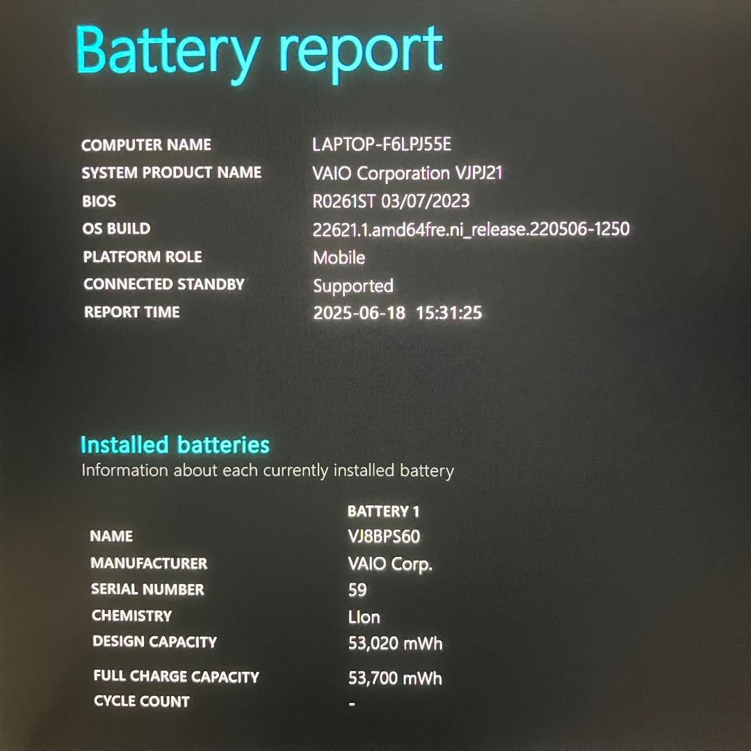 美品 VAIO Pro PJ 11世代 i5 16GB SSD FHD オフィス