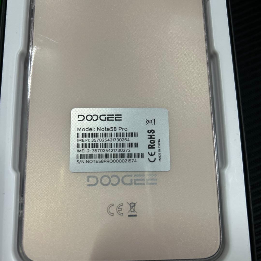 NOTE 58 Pro SIMフリー　32GB 256GB ゴールド