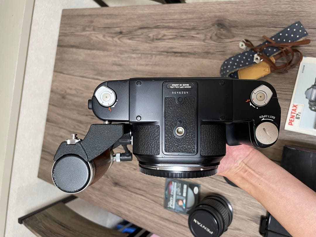 PENTAX 67ii 105mm 2.4 165mm 2.8 付属品あり完動品
