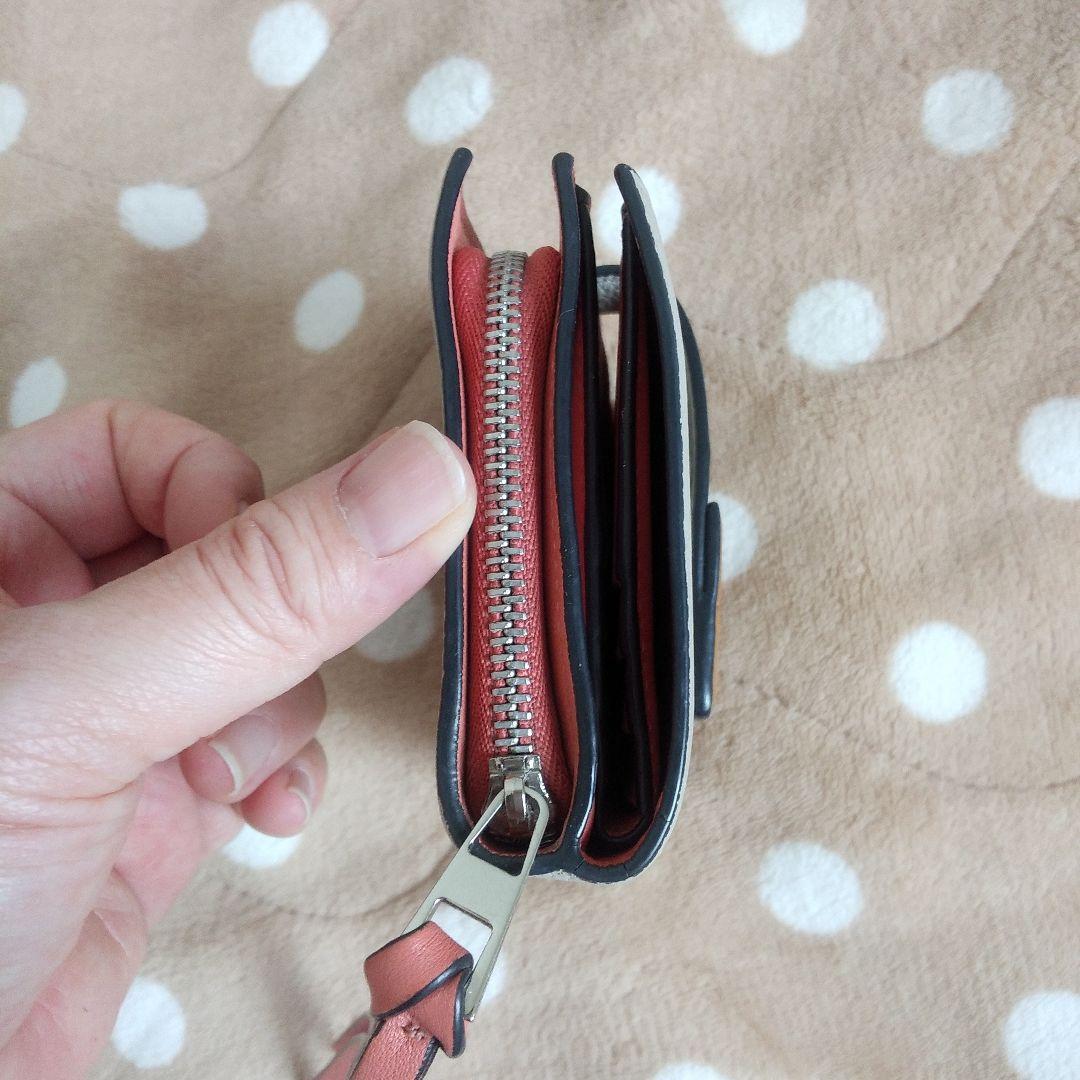 LOEWE 二つ折り財布 ベージュ/ブラウン