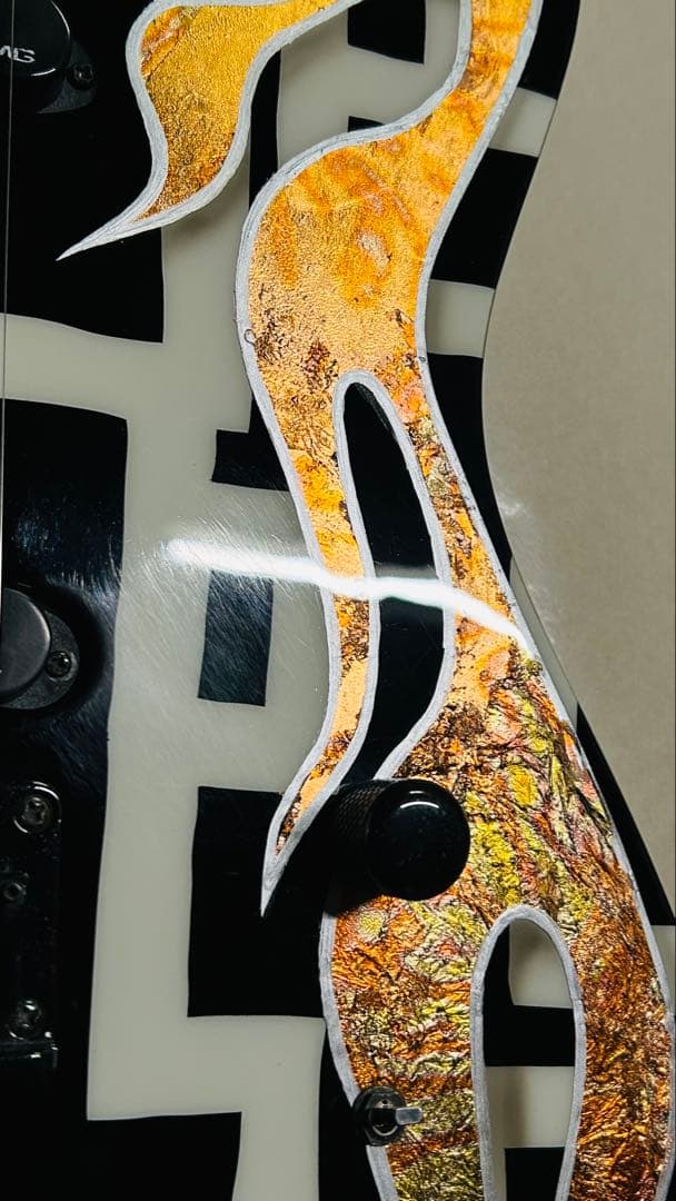 TEJ 布袋モデル風　G柄ファイヤーペイント ※珍しい24F仕様⭐︎samick⭐︎