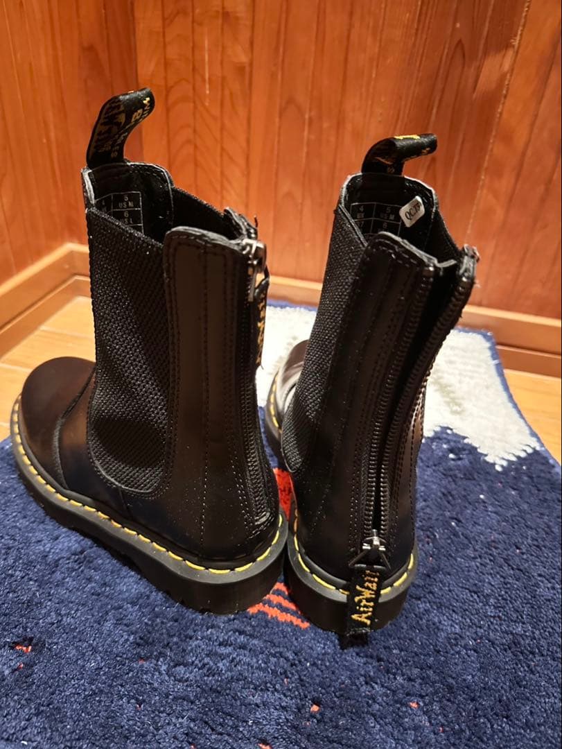 Dr. Martens ブラック サイドゴアブーツ　値下げ交渉⭕️