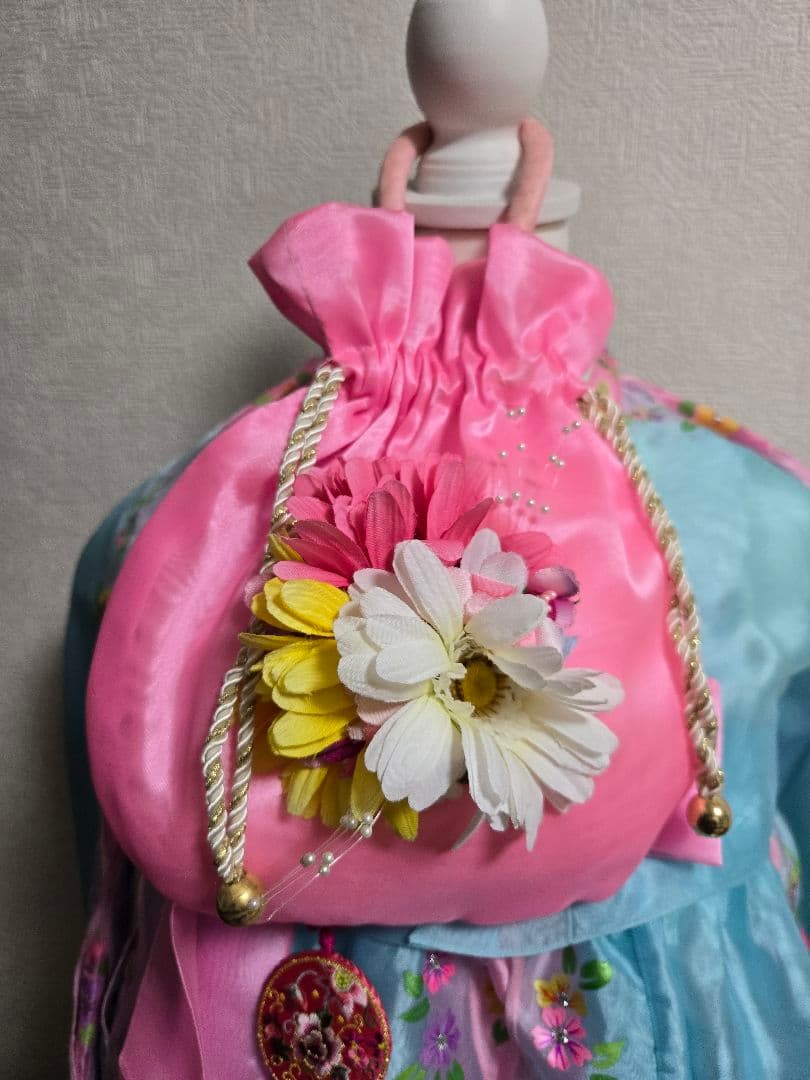 韓国伝統衣装 靴バッグセット 韓服 チマチョゴリ Sサイズ