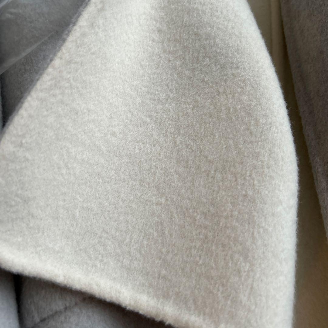 ギャルリーヴィー　ウールダブルフェイスフーデッドショートコート