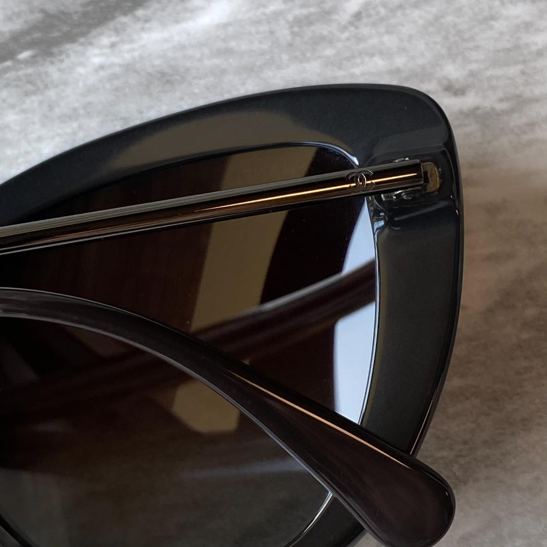 1309【新品 CHANEL】シャネル★サングラス★キャットアイ★ブラウン★茶色