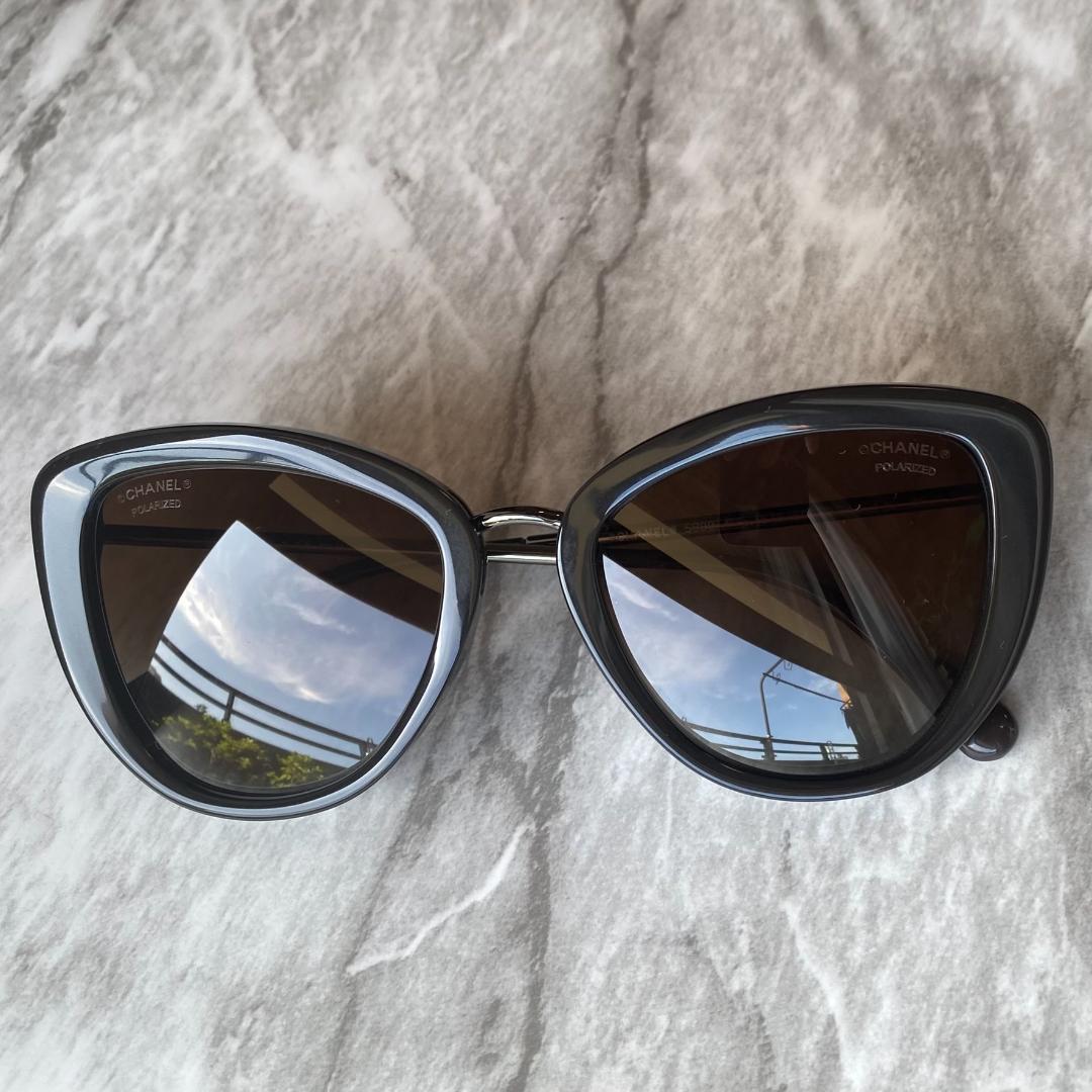 1309【新品 CHANEL】シャネル★サングラス★キャットアイ★ブラウン★茶色