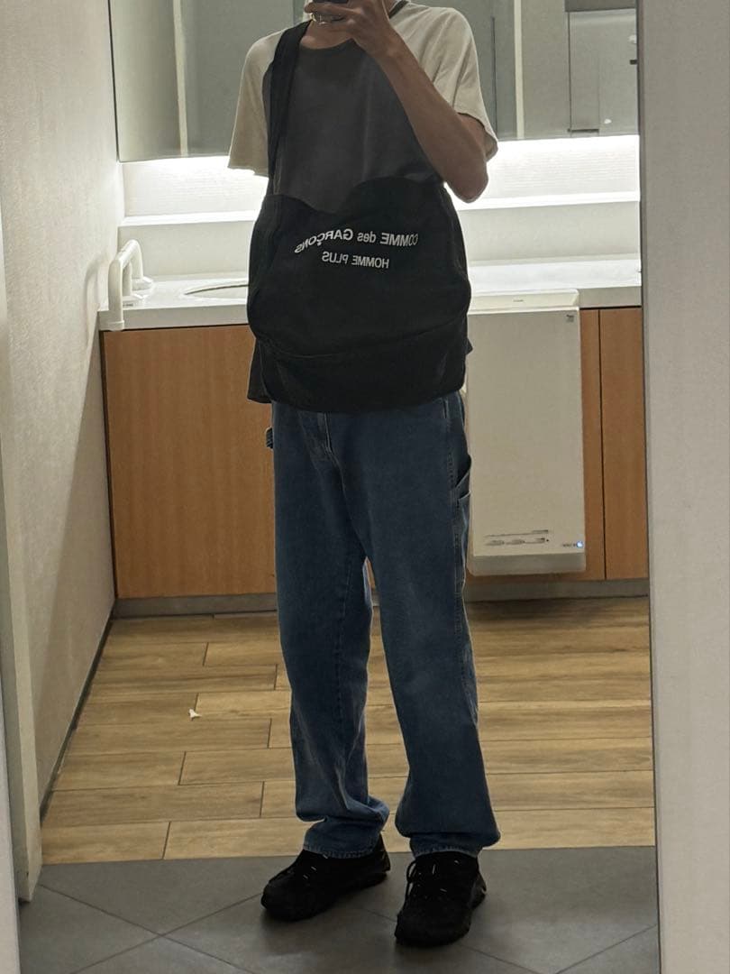 comme des garcons homme plus ニュースペーパーバッグ