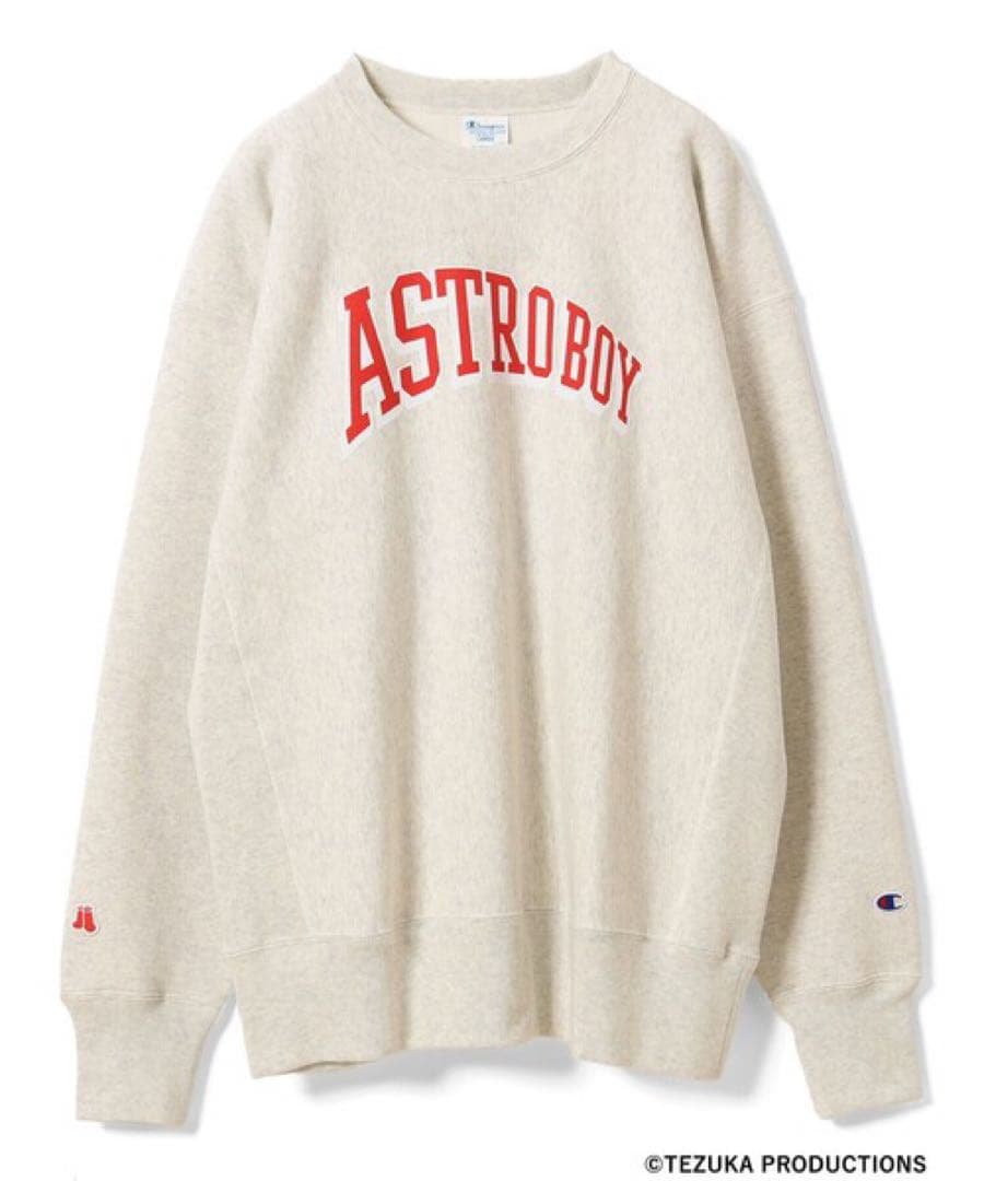 Champion × 鉄腕アトム リバースウィーブ クルーネックスウェットシャツ