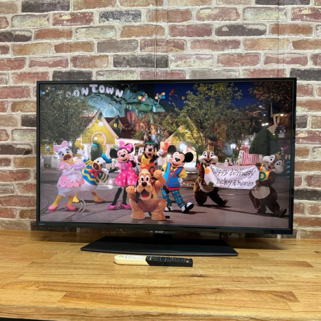 シャープ 40V型 4K液晶テレビ AQUOS 4T-C40BJ1 動画アプリ○