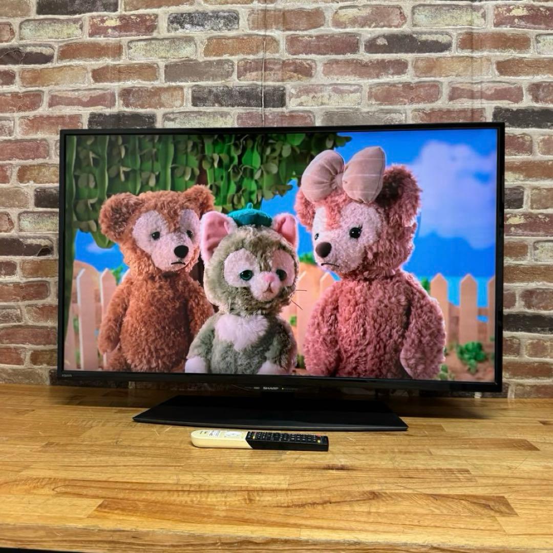 シャープ 40V型 4K液晶テレビ AQUOS 4T-C40BJ1 動画アプリ○