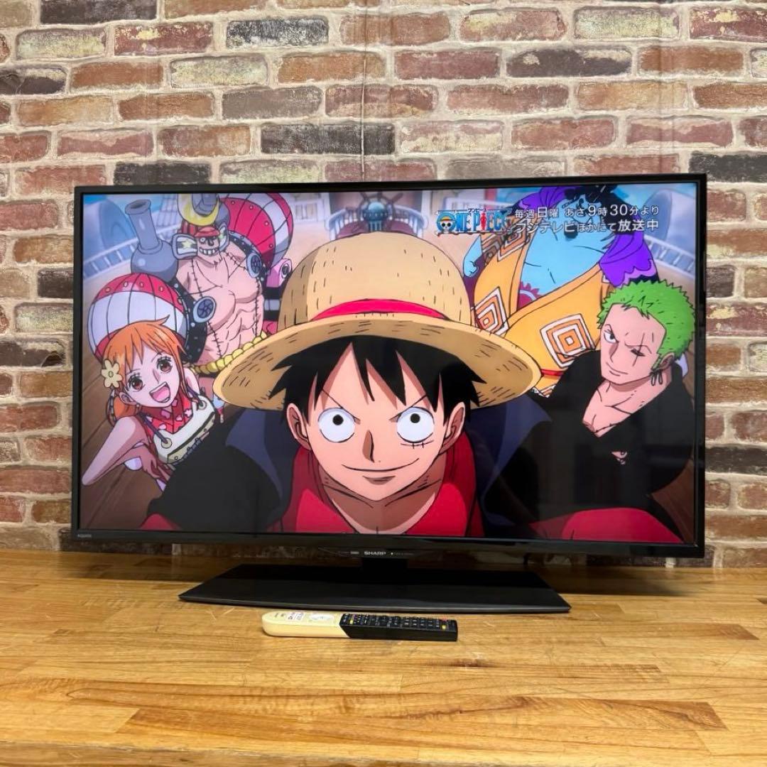シャープ 40V型 4K液晶テレビ AQUOS 4T-C40BJ1 動画アプリ○
