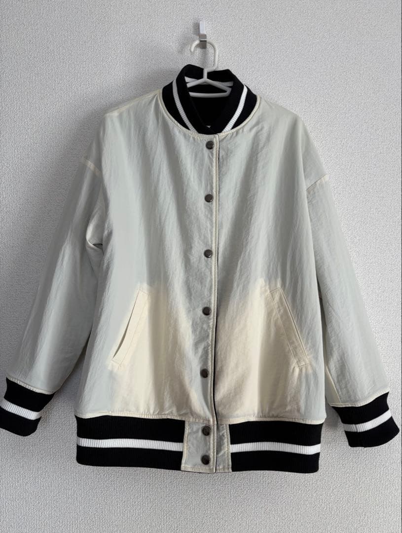 ANIECA【アニーカ】リバーシブルスタジャン・刺繍入り