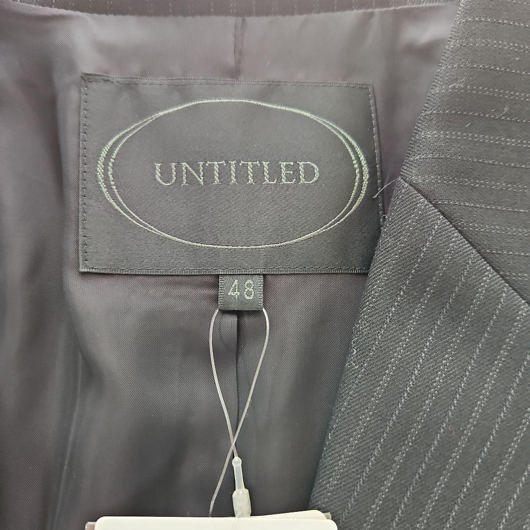 ２枚おまとめUNTITLED パンツスーツ ジャケット48 パンツ46