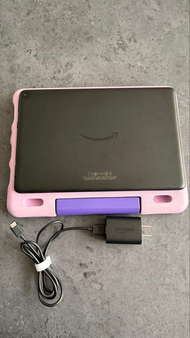 第11世代FireHD10キッズモデル10インチラベンダーケース付き