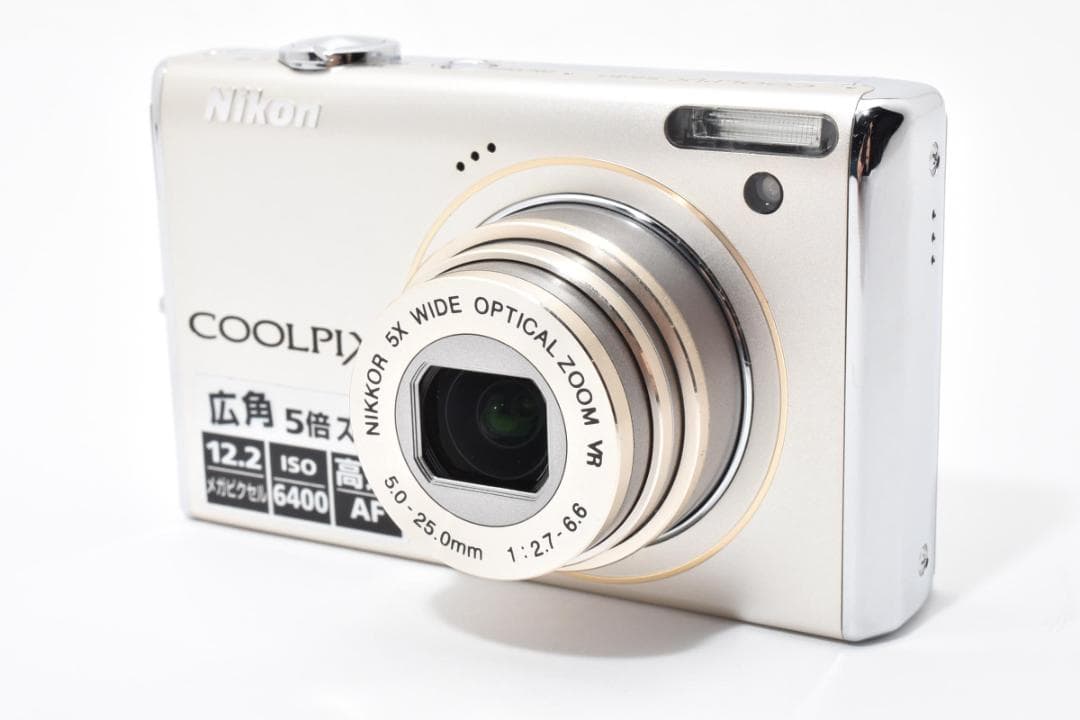 極美品☆Nikon ニコン COOLPIX S640 シルバー デジカメ#963