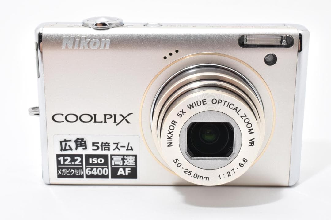 極美品☆Nikon ニコン COOLPIX S640 シルバー デジカメ#963