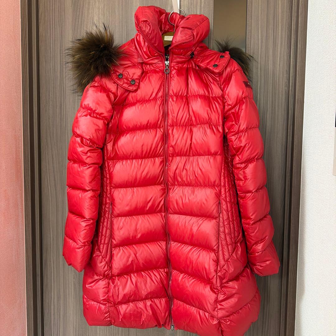 【訳あり】TATRAS ダウンコート04x 大きいサイズ レッド 赤