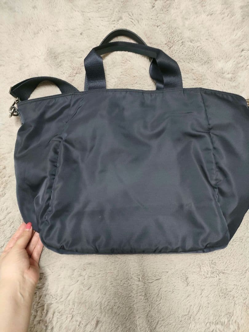 PRADA ネイビー ナイロン マザーズバッグ