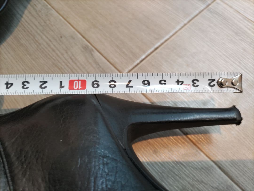 ダイアナ　黒 ニーハイブーツ 9センチヒール　24センチ