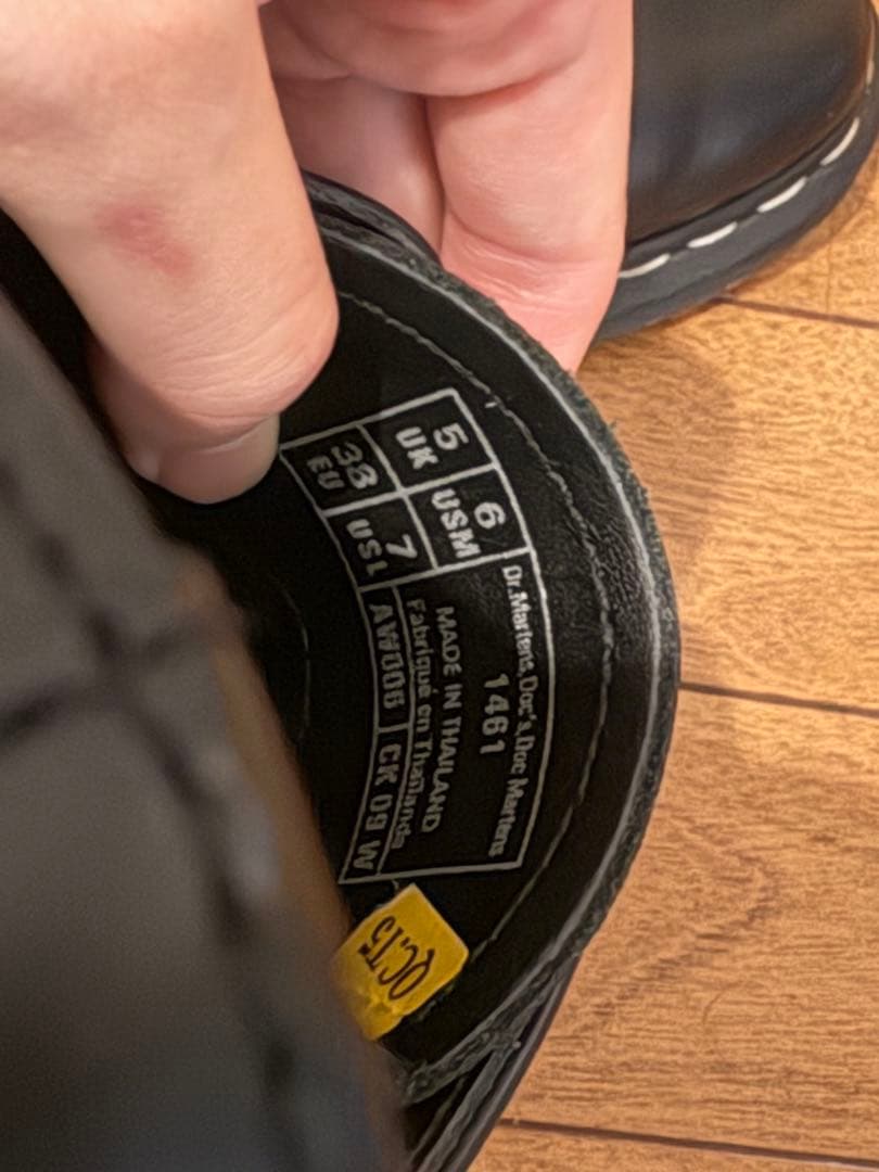 美品✨Dr.Martens 1461 ホワイトステッチ 3 ホール シューズ