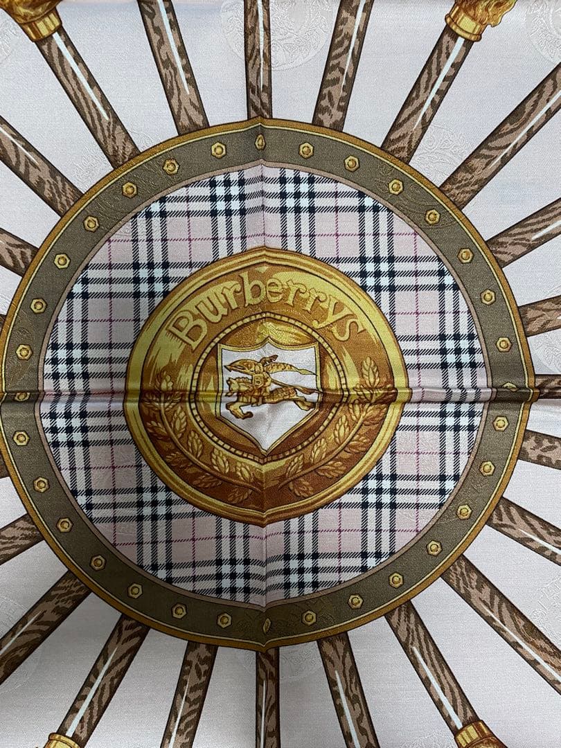 シルク&コットンBurberrys ハンカチ ーフ3枚セット