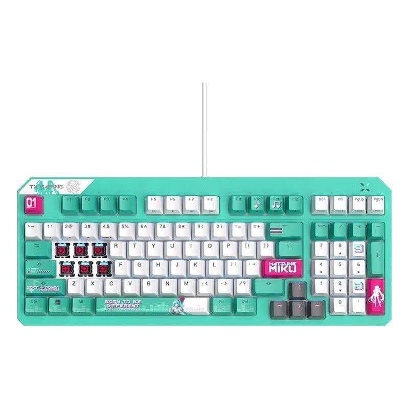 モミジ【新品未開封】ASUS 初音ミク コラボキーボード 赤軸