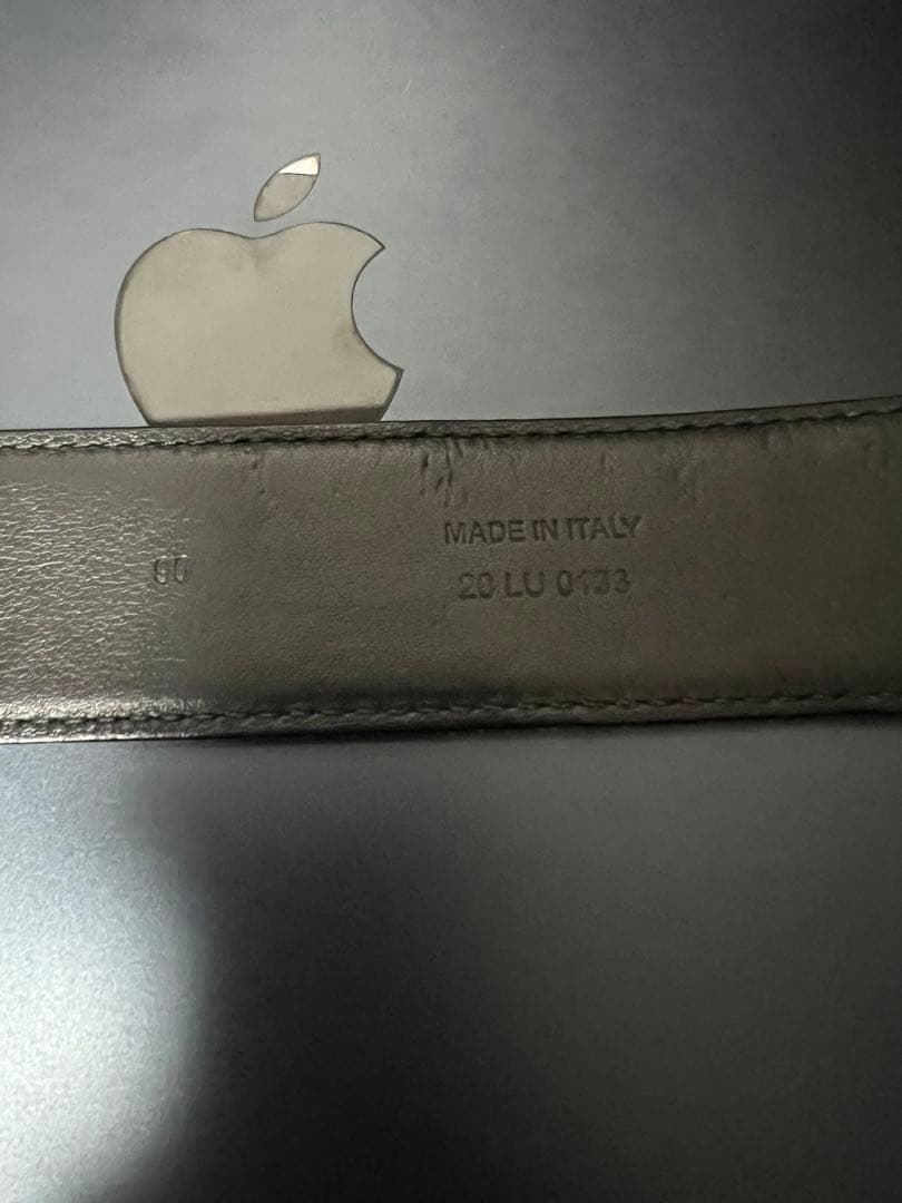 ディオールオム レザーベルト ゴールドバックル